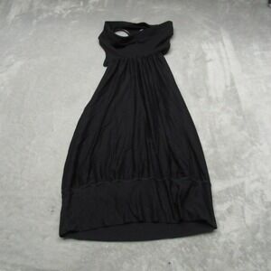 Lululemon Mini Dress‎ Women 4 Black Sleeveless Racerback Draped Stretch Athletic